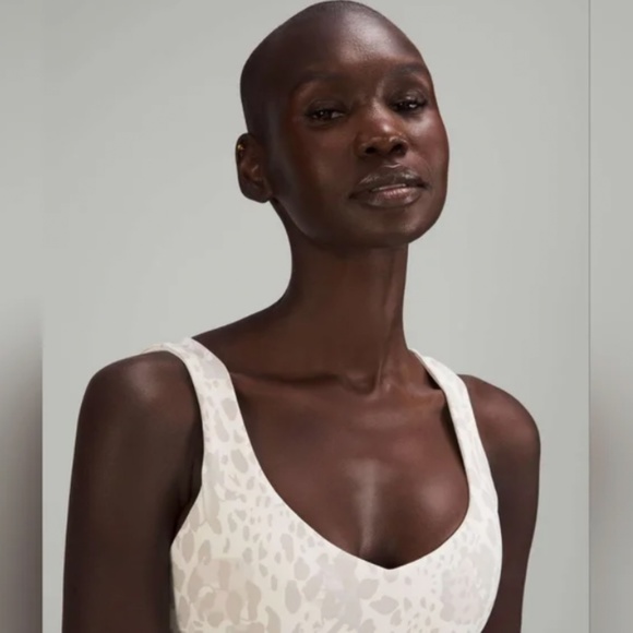 Lululemon Align Tank Top - Cheetah Camo Antique White Multi [Size 4] - Picture 2 of 5